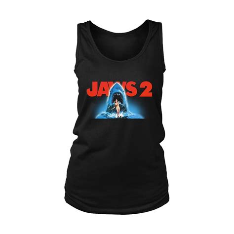 Jaws 2 Women's Tank Top | Tank tops women, Tank tops, Tops