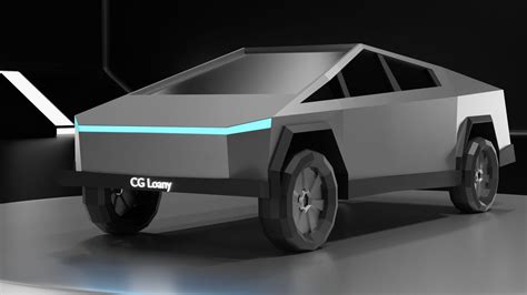 Tesla Cybertruck Low Poly by cgloany on DeviantArt