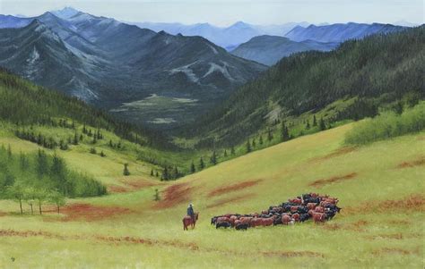 Cow Country Painting by Heidi Bengry - Fine Art America