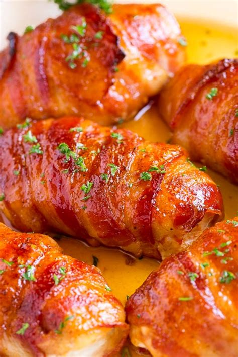 Easy Bacon Wrapped Chicken Recipe