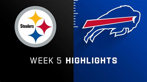 Pittsburgh Steelers vs. Buffalo Bills highlights | Week 5