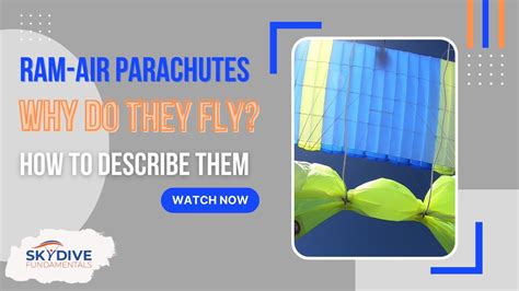 Ram-air parachutes: how they fly and how we can describe them - YouTube