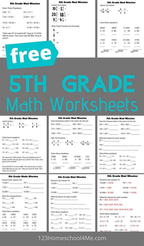 fifth grade math worksheets free printable k5 learning - grade 5 fractions worksheets equivalent ...