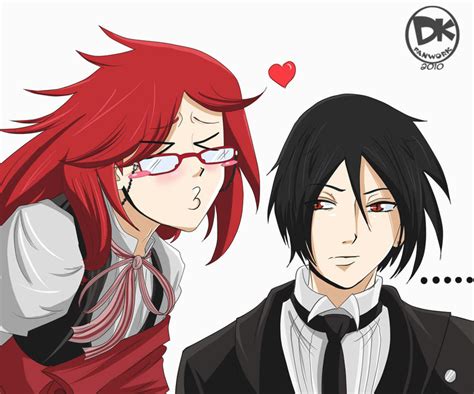 Sebastian x Grell by KuroDK on DeviantArt