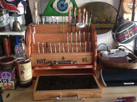 Leather Working Tool Rack | Leather working tools, Tool rack, Leather working