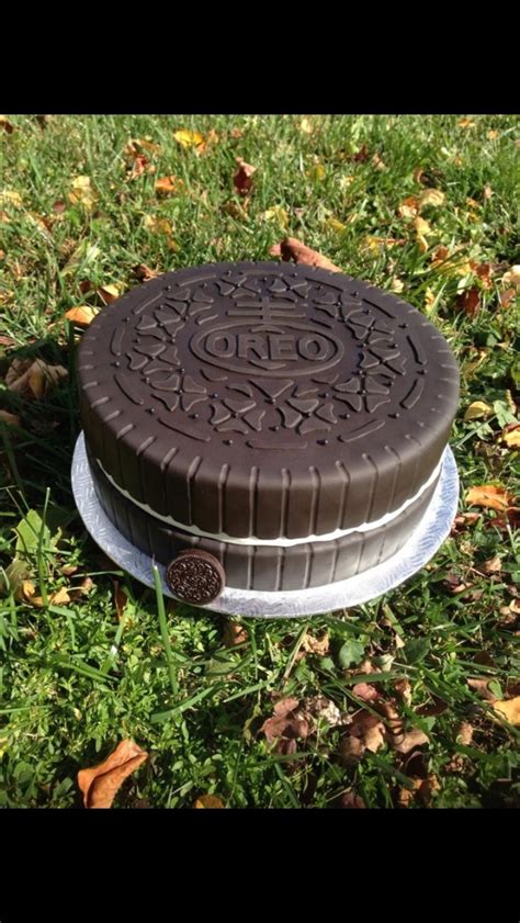 Big Oreo Cake For My Girl Lt3 With Oreo Buttercream Of Course - CakeCentral.com