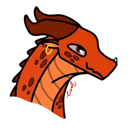 Turned my ‘random SkyWing’ into ex-Queen Scarlet. : r/WingsOfFire