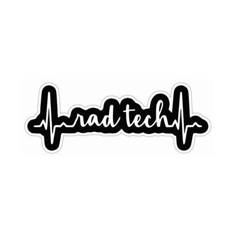 Rad Tech Radiology Technician, Laptop Sticker Bottle Macbook Decal ...