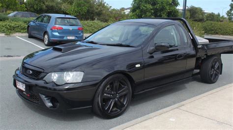 2006 Ford Falcon BF XR8 Ute Super Cab Black 6 Speed Manual Utility - YouTube