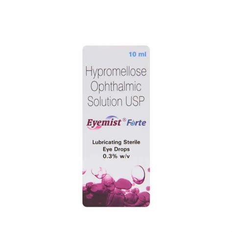 Cipla 0.3% W/V Eyemist Forte Eye Drop, Packaging Size: 1 at Rs 266 ...