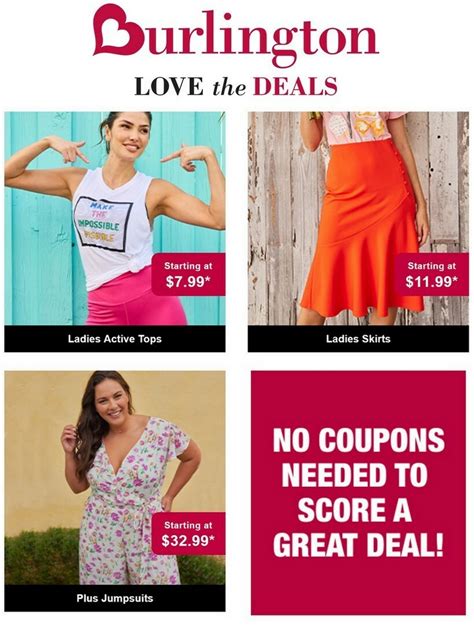 Burlington Deals & Offers from April 11