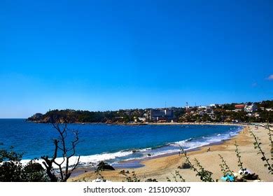 Mexican Beach Blue Sky Sunny Day Stock Photo 2151090307 | Shutterstock