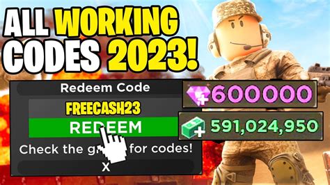 *NEW* ALL WORKING CODES FOR MILITARY TYCOON IN 2023 FEBRUARY! ROBLOX ...