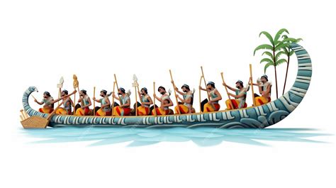 Premium AI Image | Onam boat race Happy onam Onam festival Generative ai