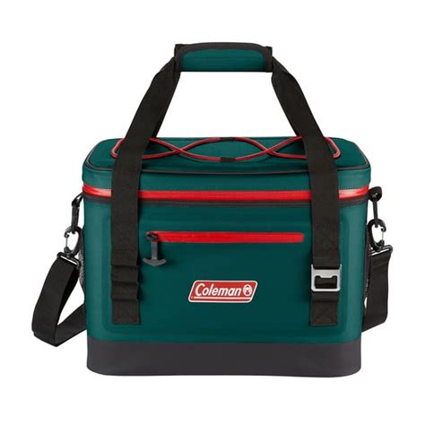 Coleman 30-Can High-Performance Leak-Proof Soft Cooler Bag, Evergreen - Walmart.com - Walmart.com