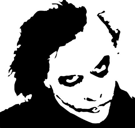 Datei:Stencil-JOKER.PNG Krautwiki - ClipArt Best | Joker wall art, Silhouette art, Sketchbook ...