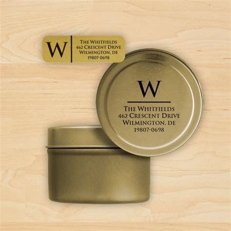 Does 10 Karat Gold Tarnish: Gold Return Address Labels Roll