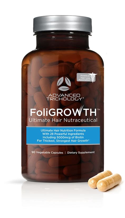 Buy FoliGROWTH™ Hair Growth Supplement for Thicker Fuller Hair | Approved* by the American Hair ...