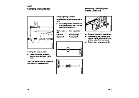 STIHL FG1 Chainsaw Filing Unit Owners Manual