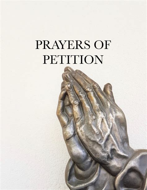 Prayers of Petition — MILL HOUSE MINISTRIES