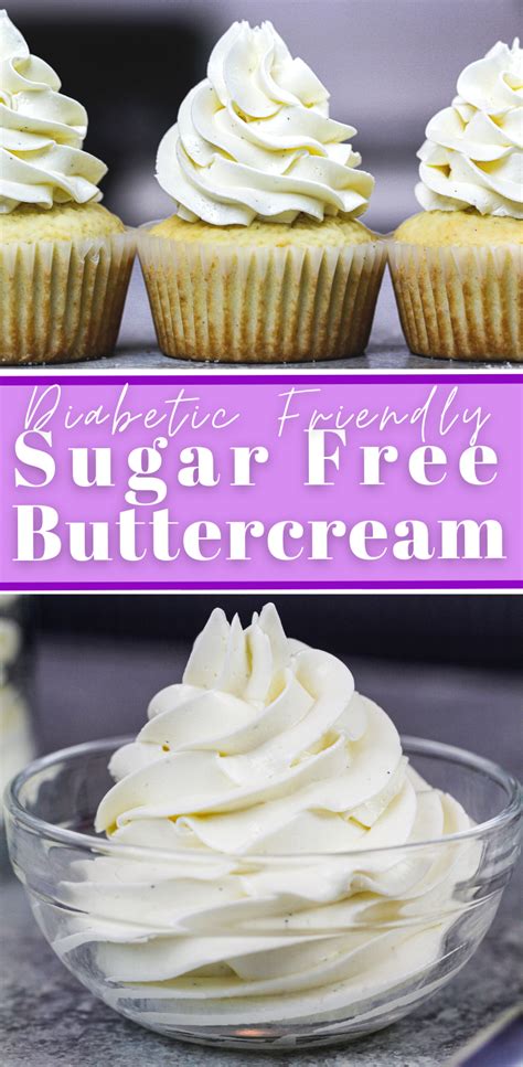 Sugar Free Frosting - Delicious, Fluffy & Sugar Free Buttercream Recipe | Recipe | Sugar free ...