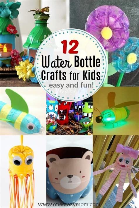 12 Water Bottle Crafts for Kids | Water bottle crafts, Bottle crafts ...