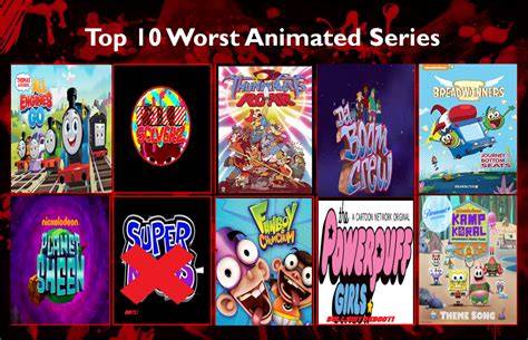 Top 10 Terrible Cartoons! by Megamansonic on DeviantArt