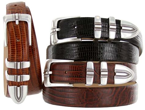 Kaymen Italian Calfskin Leather Designer Dress Golf Belts for Men 1-1/8 ...