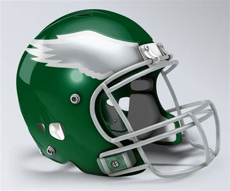 Philadelphia Eagles Throwback Helmet | Football helmets, Nfl players ...