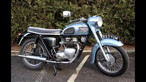 1962 Triumph 3TA/T21 350cc Classic British Motorcycle for Sale - YouTube