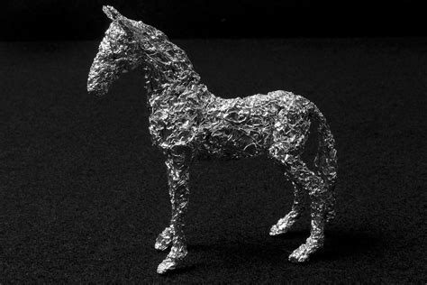 Foil Sculpting — Samo Ducky | Aluminum foil art, Sculpture projects, Recycle sculpture