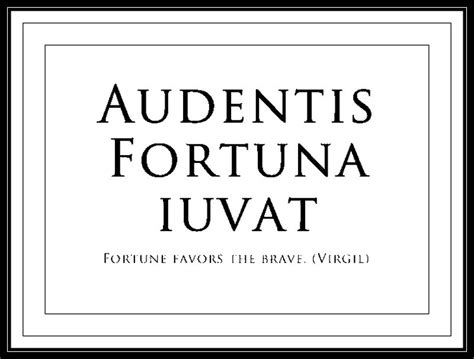 audentis fortuna iuvat | Latin quotes about life, Latin quote tattoos, Good tattoo quotes