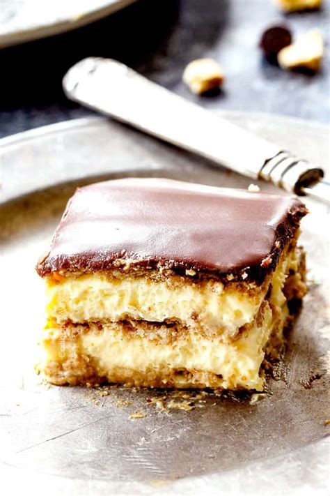 Easy Chocolate Eclair Cake (NO COOL WHIP) with the BEST Glaze!