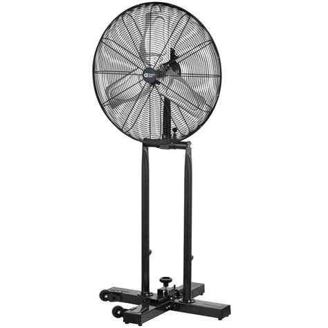 Commercial Electric 24 in. 2-in-1 Pedestal/Floor Fan-SFSI-600S - The Home Depot