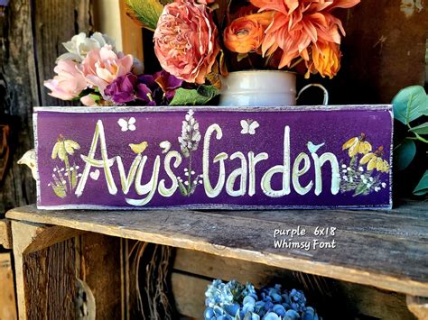 Outdoor Wood Signfamily Name Sign Personalizedcustom Garden - Etsy