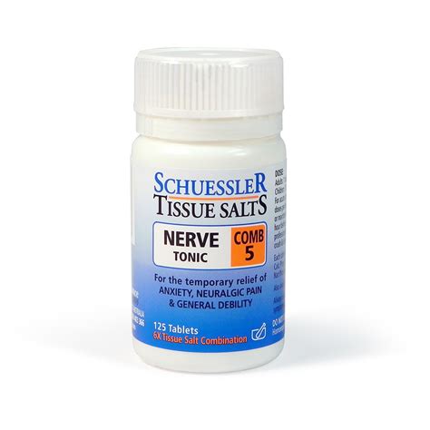 Schuessler Tissue Salts 125 Tablets - Comb 5 - Martin & Pleasance