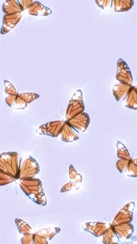 Background Wallpaper Iphone Pastel Blue Butterfly Aesthetic / Simple ...