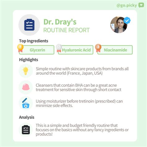 Celebrity Routine Reveal: Dr. Dray's Skincare - Picky | No.1 K-Beauty ...