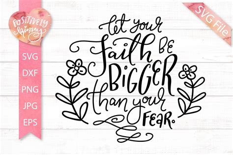 Faith SVG DXF PNG EPS JPG Christian Bible Verse Quote SVG (303641 ...