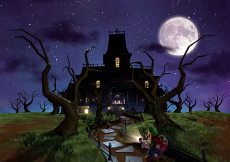 Gloomy Mansion, the first mansion Luigi will have the chance to explore, is themed as a standard ...