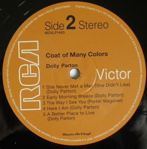 Dolly Parton - Coat Of Many Colors - Footscray Records