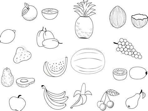 Free Printable Fruit Coloring Pages For Kids | Apple coloring pages, Fruit coloring pages, Fairy ...