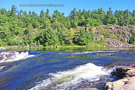 Recollet Falls at French River Provincial Park in Ontario, Canada