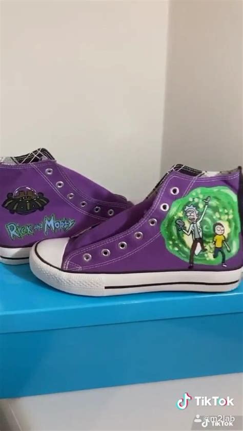 Rick and morty shoes🛸 [Video] | Hype shoes, Rick and morty, Rick and ...