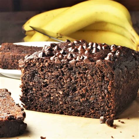 Healthy Chocolate Banana Loaf Cake - Everyday Healthy Recipes