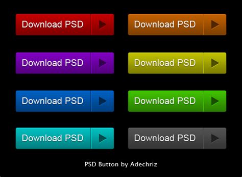 PSD Button by adechriz on DeviantArt