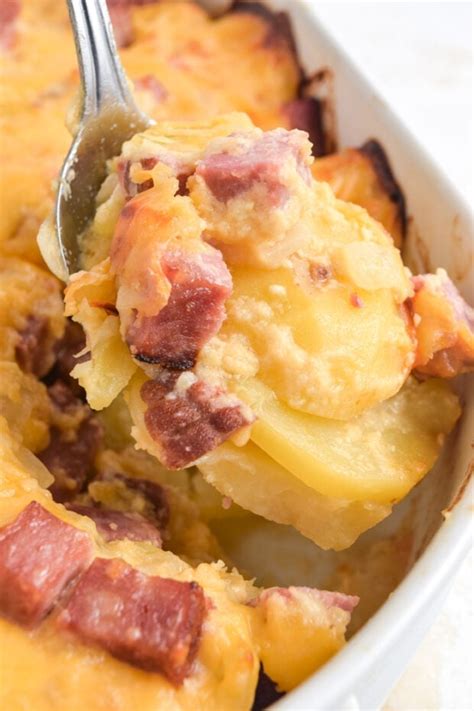 Cheesy Ham and Potato Casserole - 40 Aprons