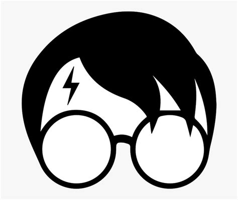 Harry Potter Glasses Clipart Transparent Png - Silhouette Harry Potter ...