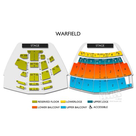 Warfield Tickets – Warfield Information – Warfield Seating Chart