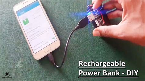 How To Make Rechargeable Power Bank - DIY